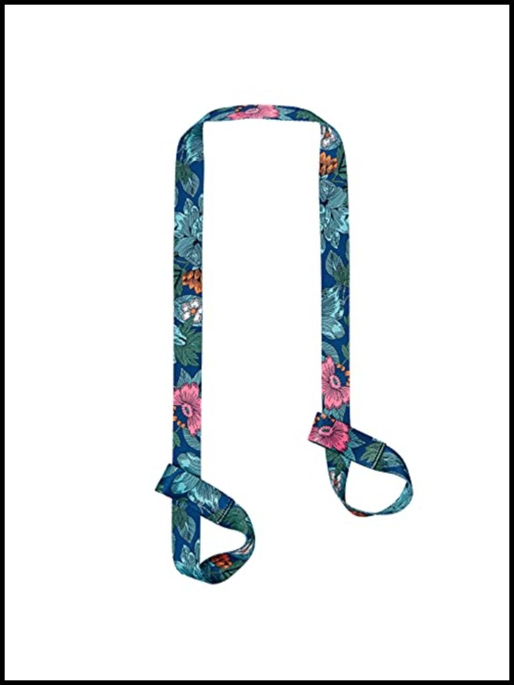 Adjustable Yoga Mat Carrier Strap Polyester Cotton Crossbody Sling
